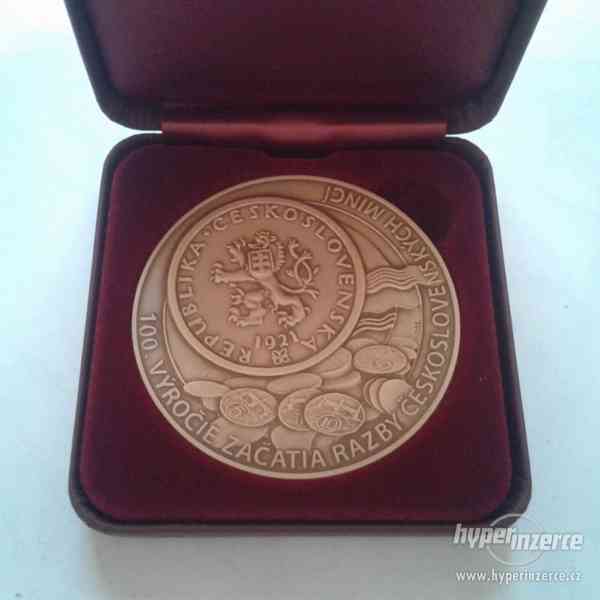 Medaila 100. výročie začatia razby československých mincí - foto 2