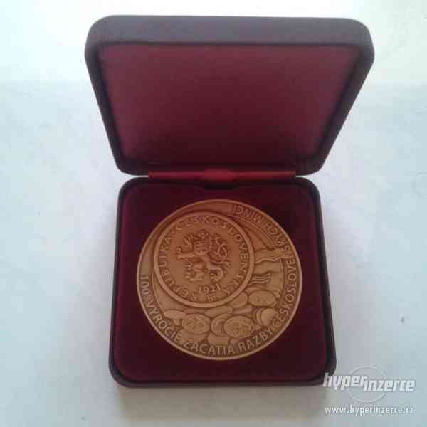 Medaila 100. výročie začatia razby československých mincí - foto 3