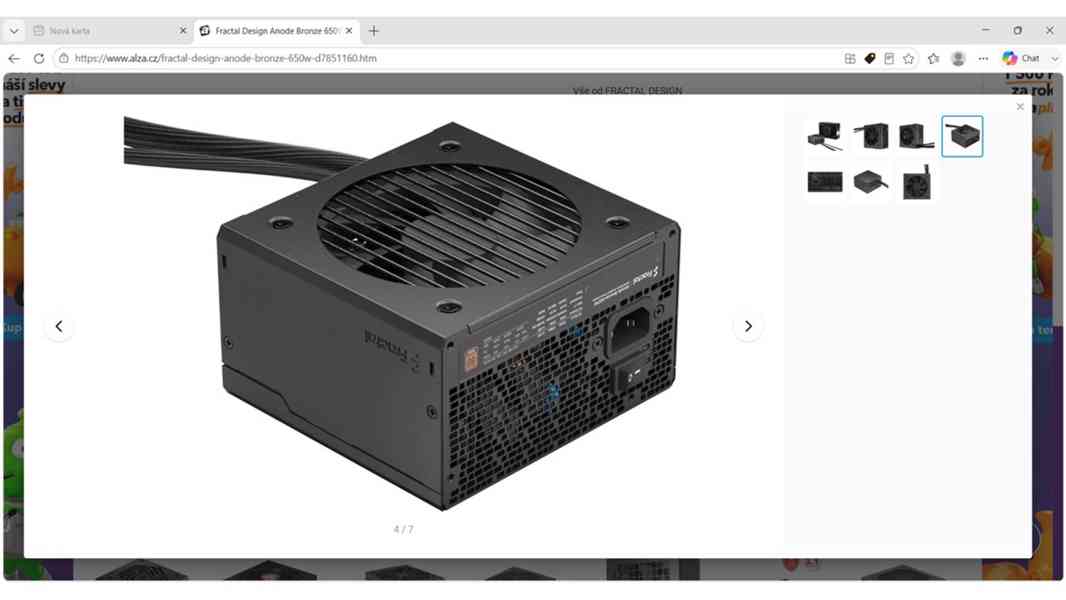 Počítačový zdroj Fractal Design Anode Bronze 650W - foto 5