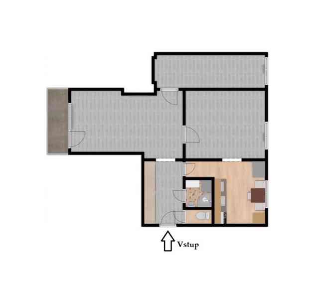 NABÍDKA PRONÁJMU BYTU 3+1 S BALKÓNEM V IVANČICÍCH  - foto 17