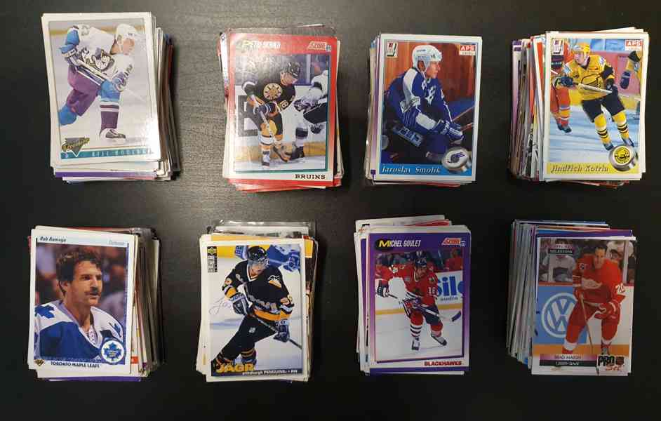 Hokejové karty mix - 873 kusů