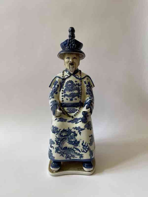 Nesmrtelný Čínský mudrc - socha keramika - foto 1