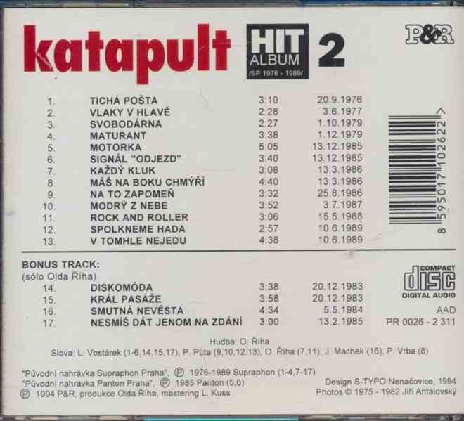 Katapult – Hit Album 2 (SP 1976 - 1989)  (CD) - foto 2