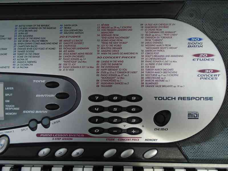 Elektrické klávesy Casio CTK 573 pěkné funkční 61 kláves - foto 10