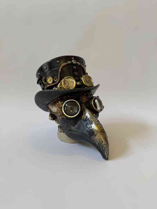 Morová maska doktora zobák - gothic styl steampunk