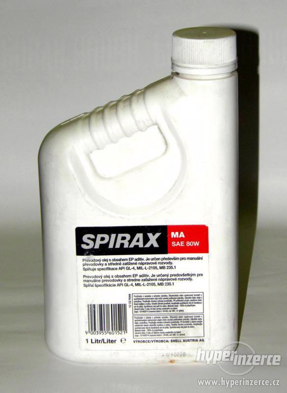 Převodový olej Shell Spirax MA SAE 80W - foto 2