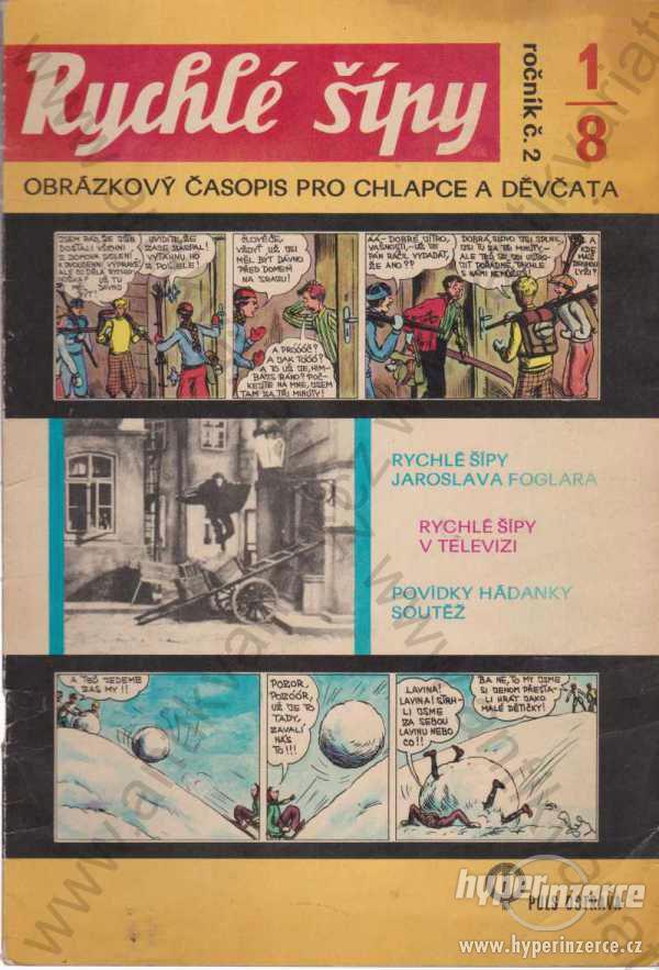 Rychlé šípy Ročník II. č. 1/8 1970 - foto 1