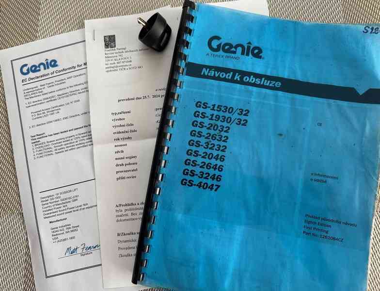 Pracovní nůžková aku plošina Genie GS 2632 - foto 7