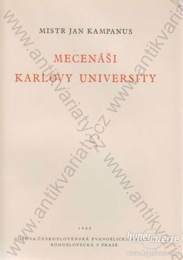 Mecenáši Karlovy Univerzity - foto 1