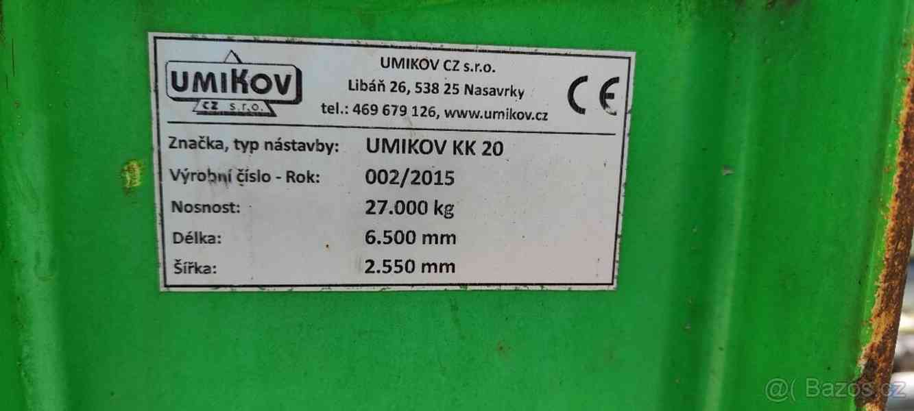 ABROLL hákový kontejner na převoz dřeva UMIKOV KK 20 - foto 5