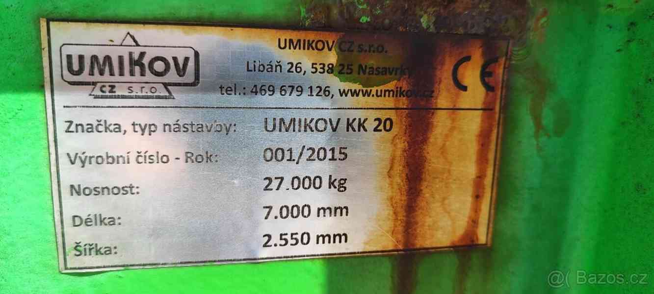 ABROLL hákový kontejner na převoz dřeva UMIKOV KK 20 - foto 4