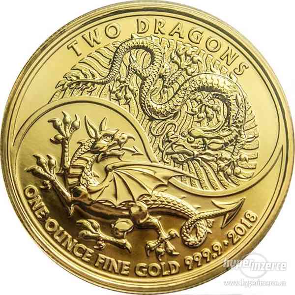 Zlaté investiční mince Two Dragons 1oz - foto 1