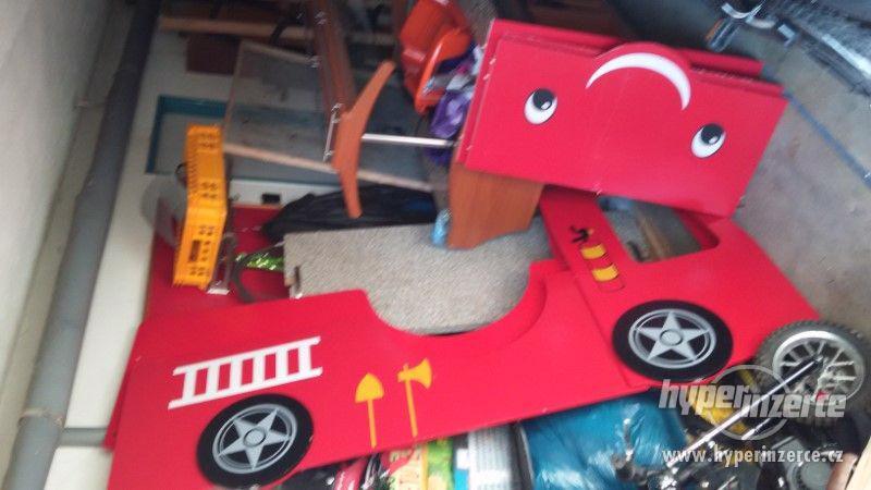 Dětská postel, hasičské auto - foto 1
