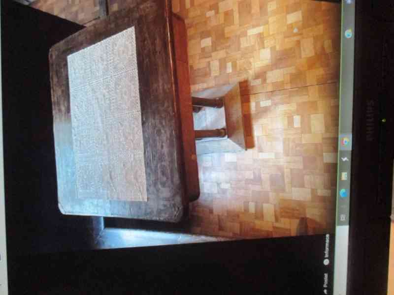 stůl,2 židle a 3 dílná lavice - foto 5