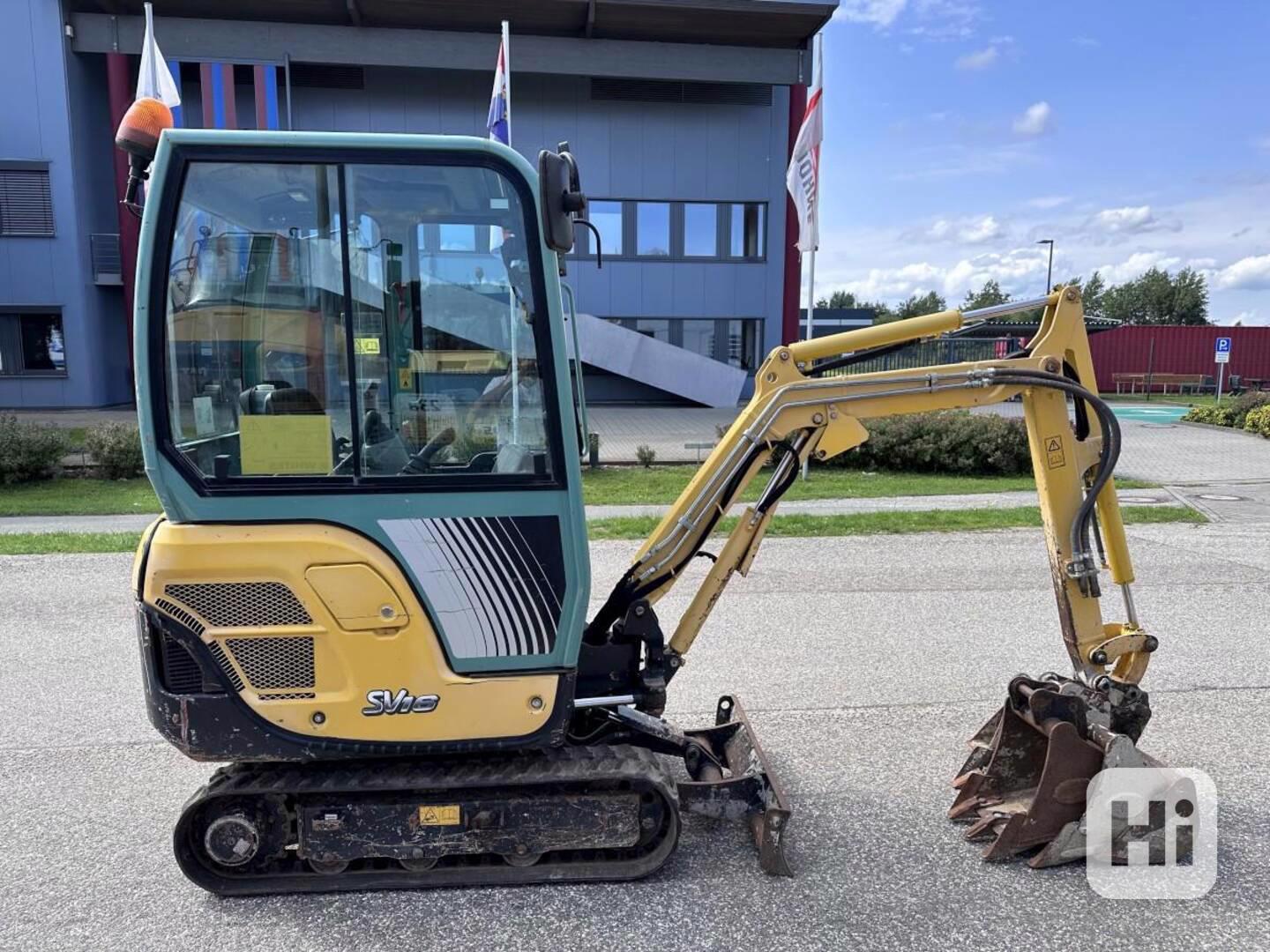 Minibagr Yanmar SV - perfektní stav - foto 1