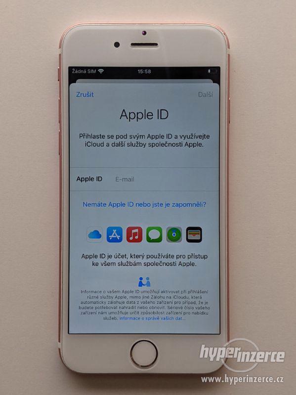 iPhone 6s 16GB rose gold, baterie 100% záruka 6 měsícu - foto 2