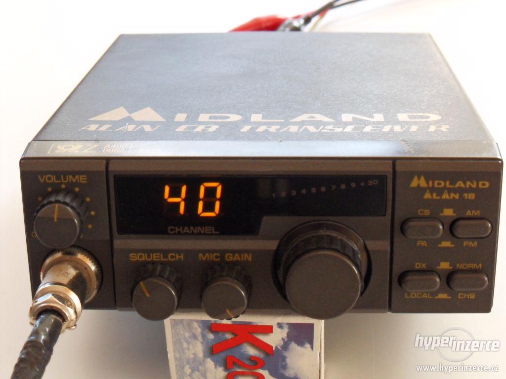 Haut-parleur CB (Cibi) 8 Ohm / 3W - Pour Radio Midland Alan 18/28/2001/4001/5001 Et Autres - Occasion Très Bon État