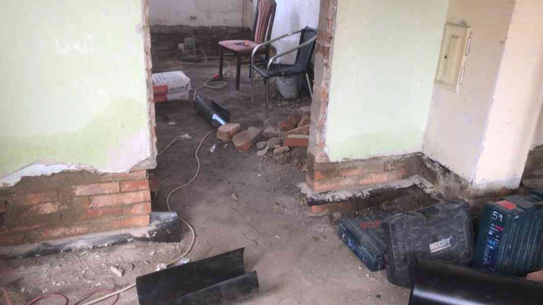 podřezávání zdiva i drobné zednické práce - foto 3