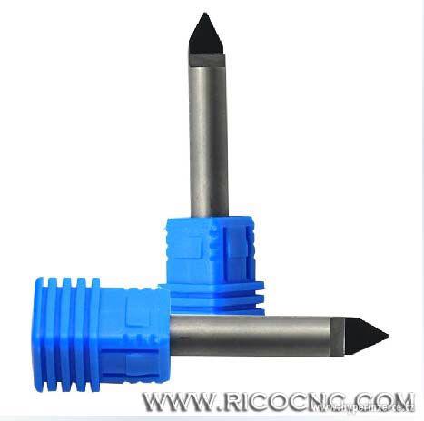 PCD Diamond Router Bits Stone Engraving Cutters Marble Bits - foto 1