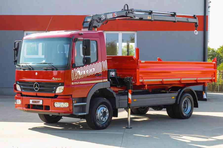 MERCEDES ATEGO 1524 TŘÍSTRANNÝ SKLÁPĚČ + HYDR. RUKA / EU4 - foto 101