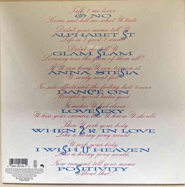 Prince  -  Lovesexy   (LP) - foto 2