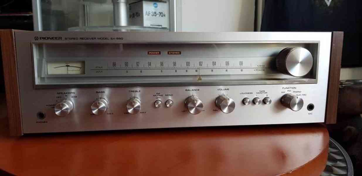 ♫ Vintage stereo receiver PIONEER SX-550 r. 1976-1978 ♫ - foto 2