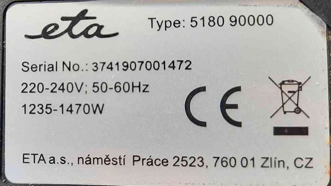 ETA NERO plnoautomatický černý kávovar – 66% sleva - foto 13