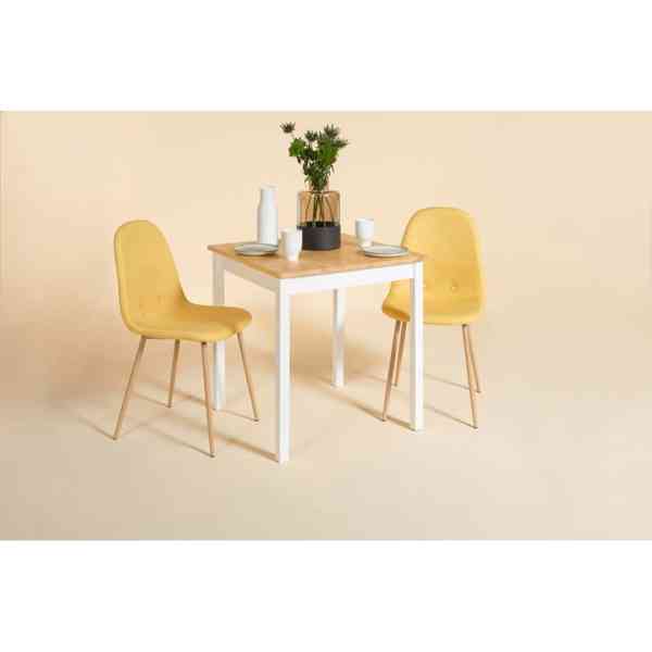 Žlutá jídelní židle Essentials Lissy