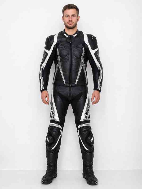 Kožená moto kombinéza iXS  - foto 13