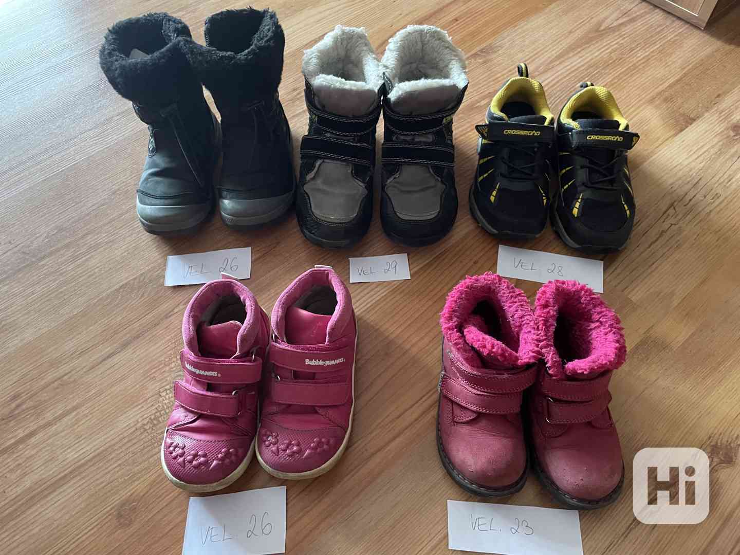 Podzimní a zimní dětské boty  - foto 1