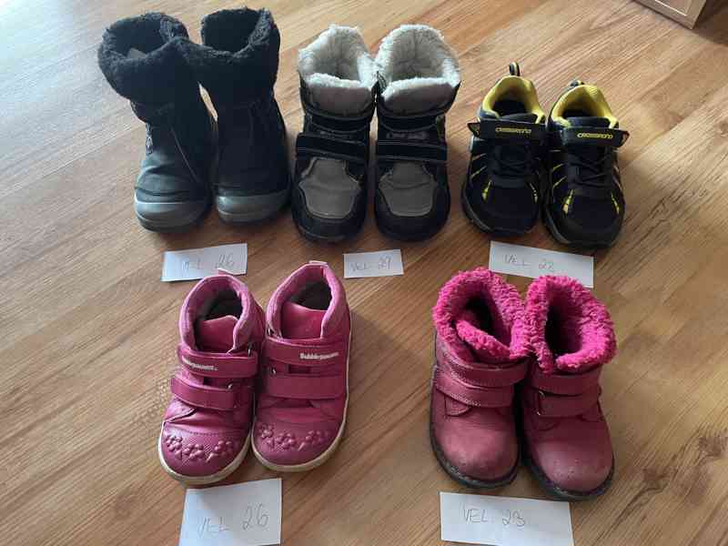 Podzimní a zimní dětské boty 