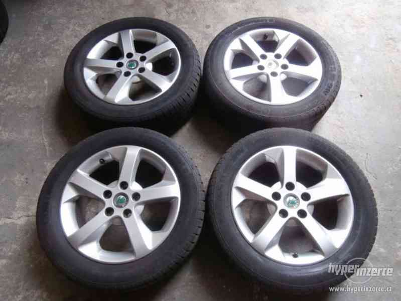 Alu kola,elektrony rozteč 5x112 vel.16 s pneu