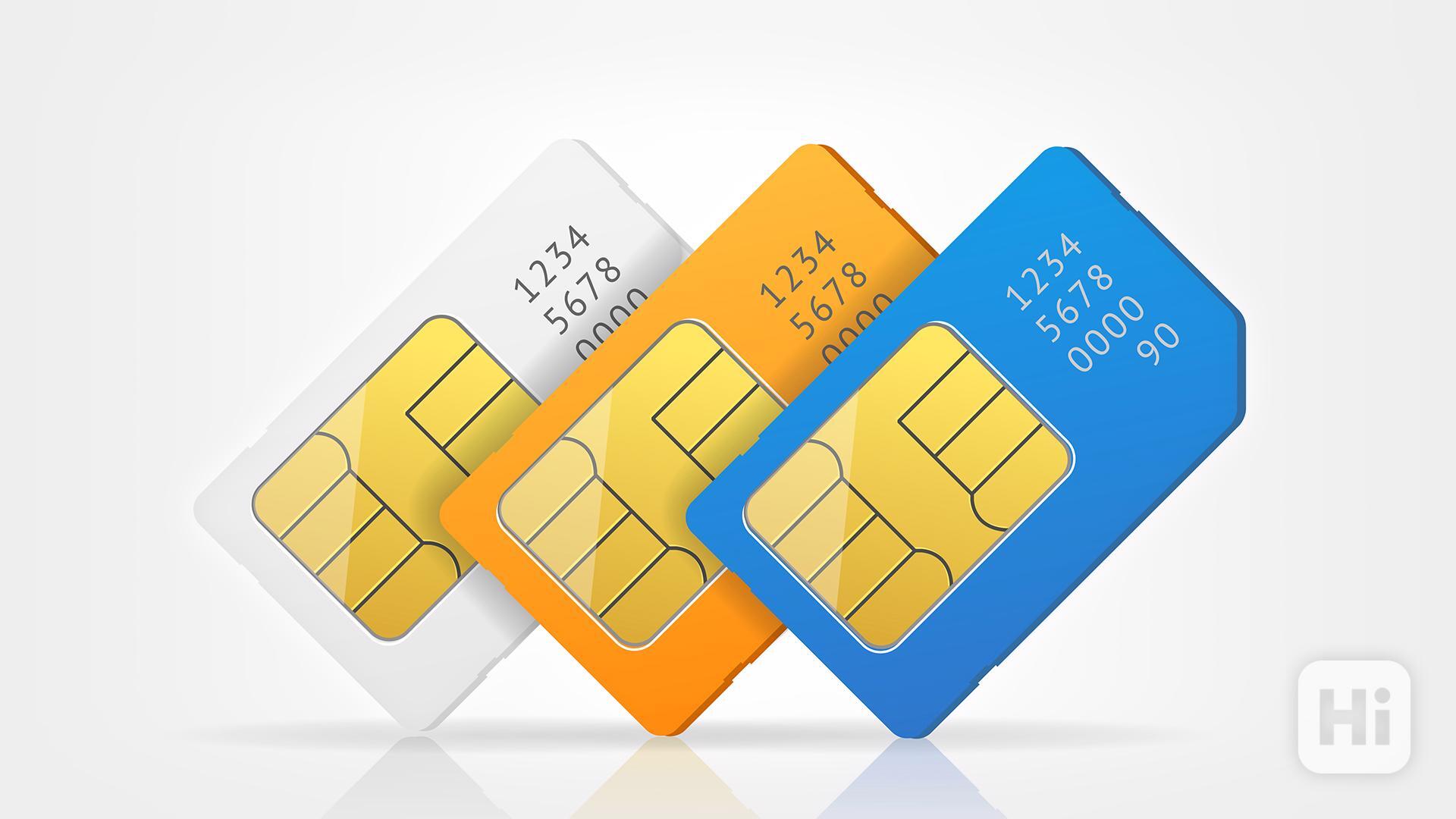 SIM karty s dobře zapamatovatelnými čísly (735 60 50 50...) - foto 1