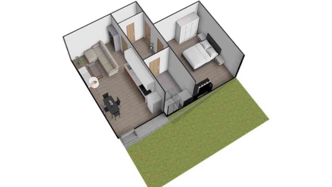 PRONÁJEM BYTU 2+KK SE ZAHRADOU V OBCI JINAČOVICE - foto 18