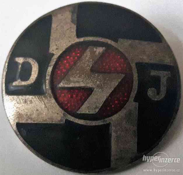 Odznak D. J. (Deutsche Jungen) Ges.Gesch, stříbřený