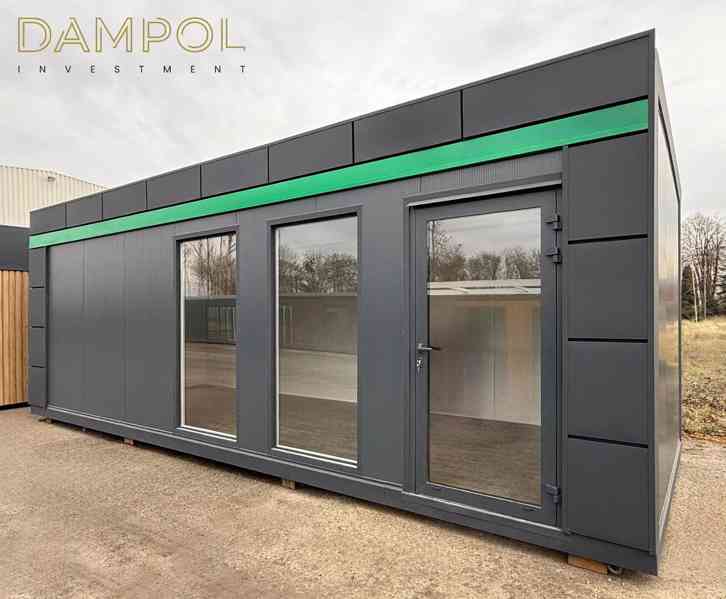 Pawilon Kontejner Mobilní 700x300 obchod,prodejna,cukrarna