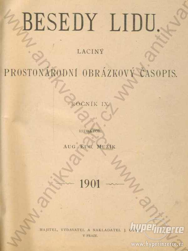 Besedy lidu Ročník IX. 1901 - foto 1