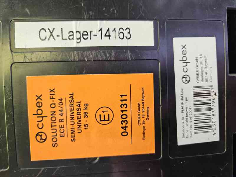 DĚTSKÁ AUTOSEDAČKA CYBEX SOLUTION Q-FIX - foto 3