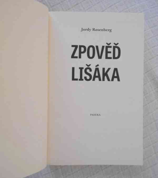 Jordy Rosenberg - Zpověď Lišáka - 2021 - foto 3