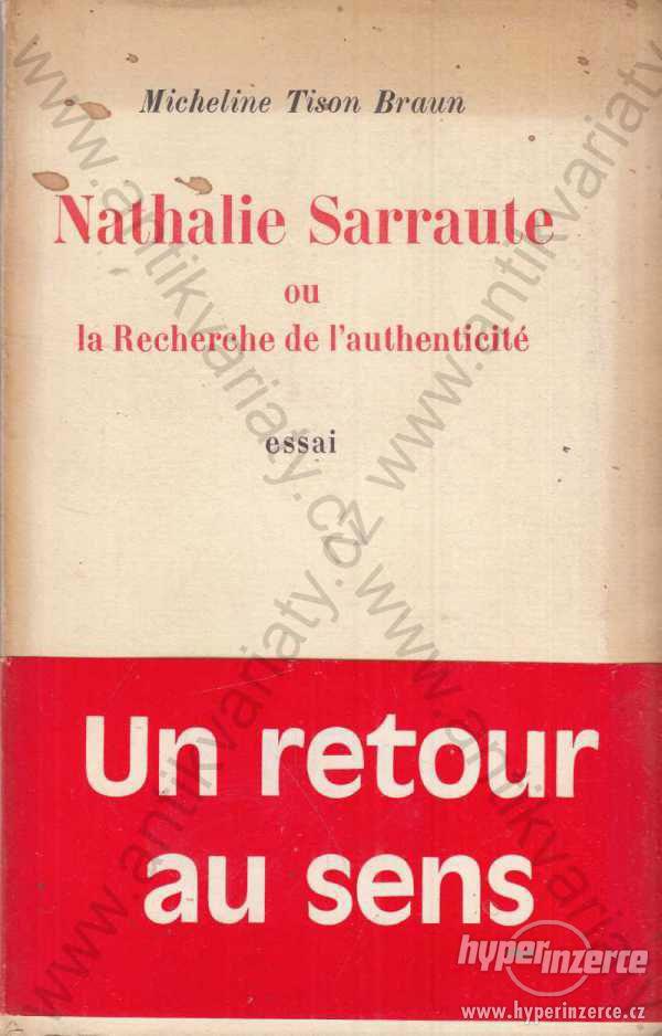 Nathalie Sarraute ou la Recherche de lauthenticité - foto 1