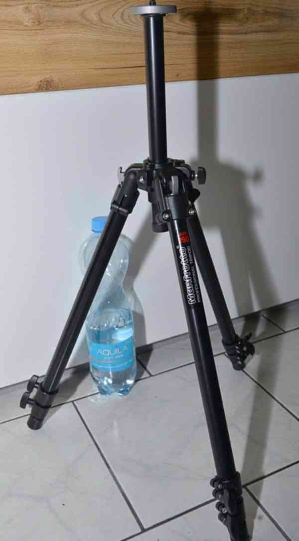 Stativ Manfrotto 190B Tripod*v: 138cm*nosnost 5 Kg - foto 3