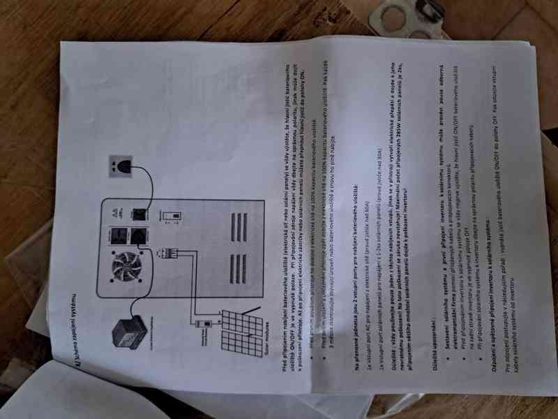 Ostrovní fotovoltaická elektrárna ,2xpanel+baterie - foto 2