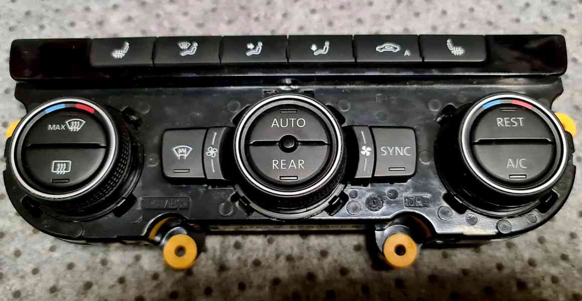 VW T6 panel ovládání Klimatizace 7E0907040M - foto 2