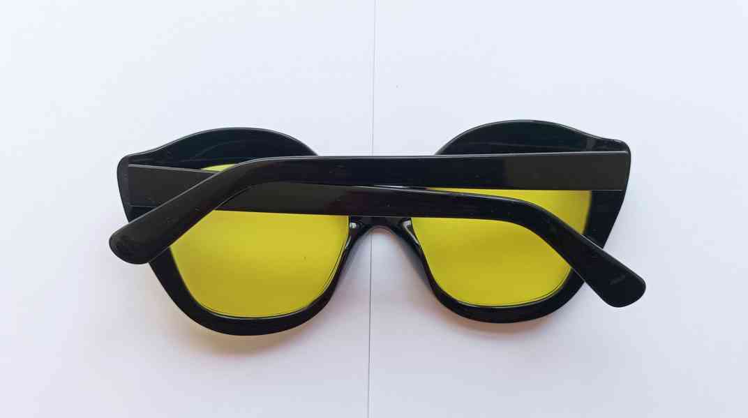 Brýle žlutá skla, UV filtr 400, nedioptrické - foto 3