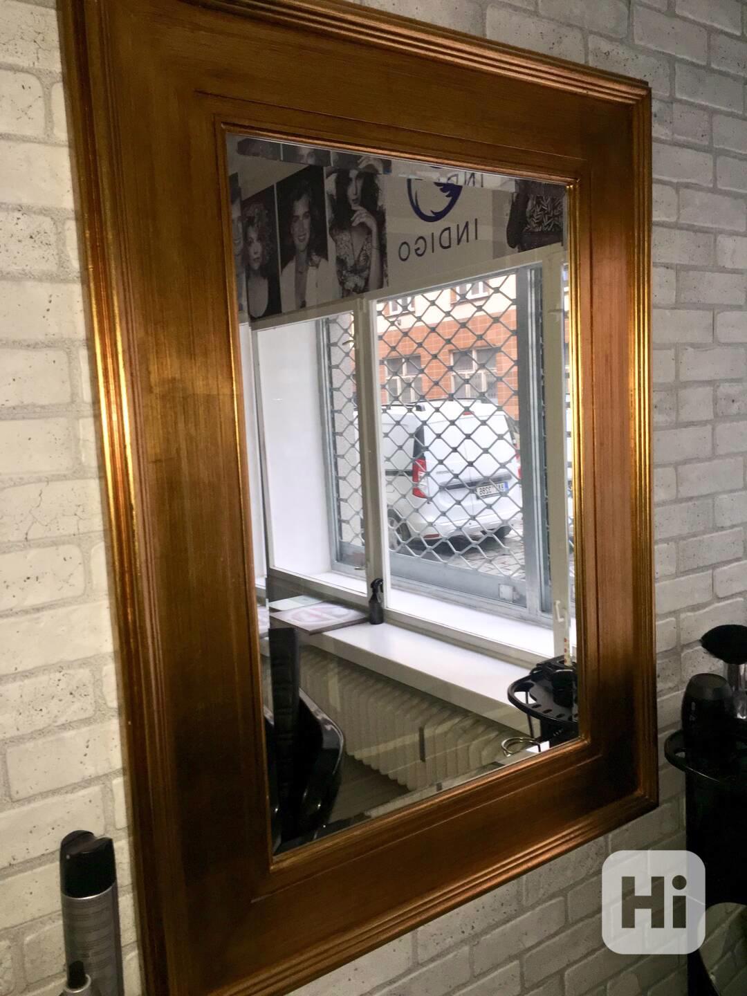 Luxusní zrcadlo Glamour (Pozlacené dřevo-rám) - foto 1