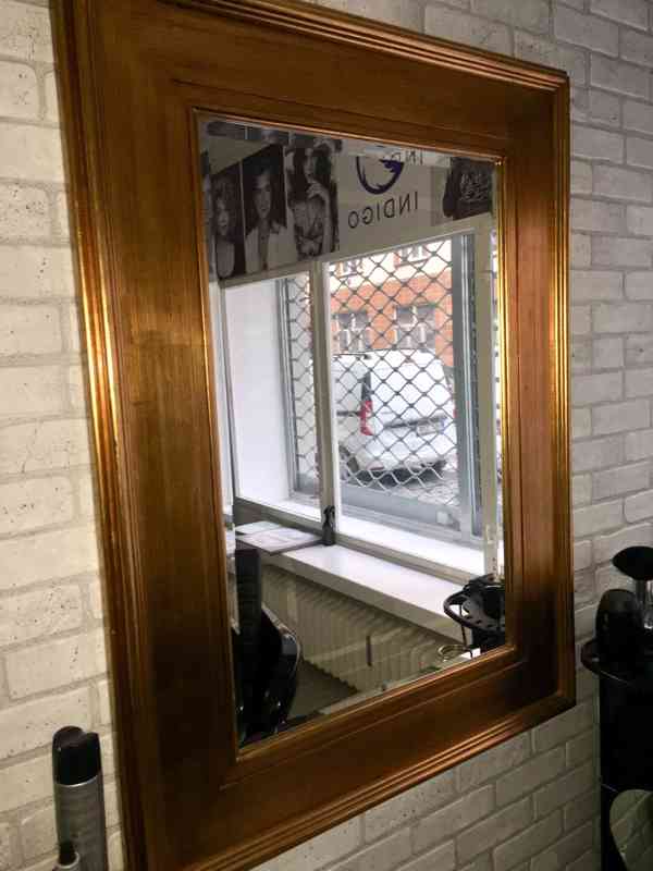 Luxusní zrcadlo Glamour (Pozlacené dřevo-rám) - foto 1