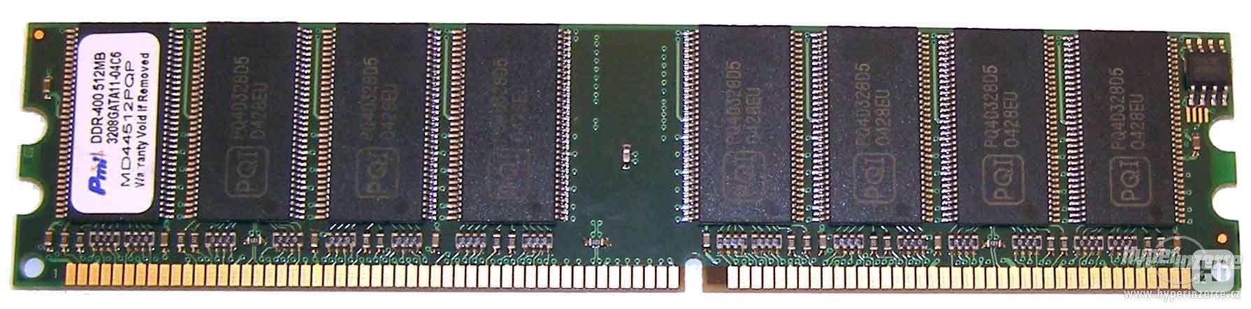 Paměť zn.Pmi DIMM DDR 400MHz 512MB PC3200 - foto 1