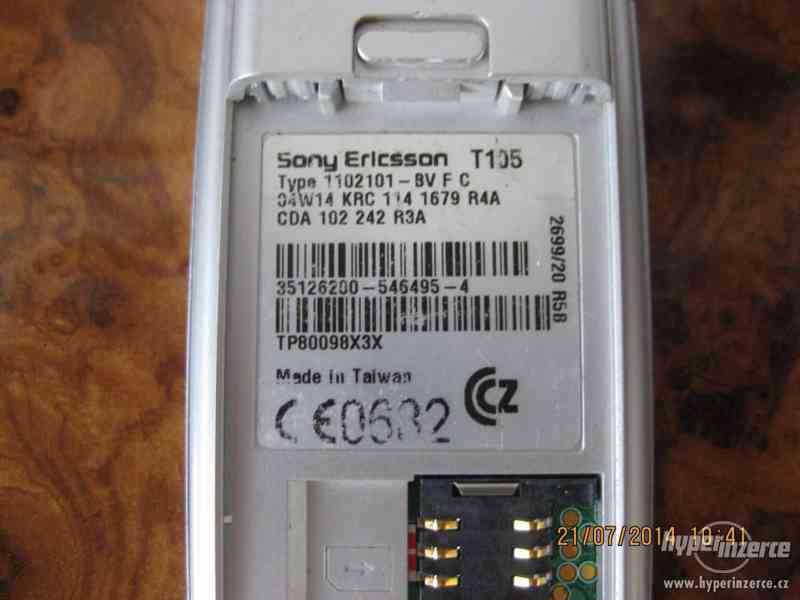 SonyEricsson T105 - funkční mobilní telefony - foto 4