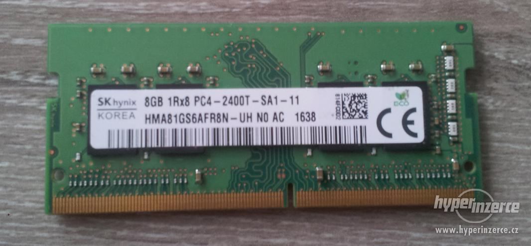 Notebookova SDRAM DDR3 8 Gb - foto 1