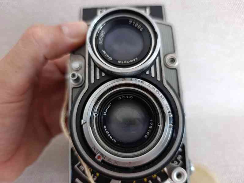 Historický fotoaparát Meopta Flexaret VI , krab, návody aj - foto 10